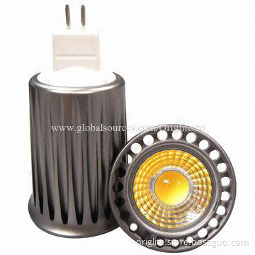 LED Spotlight, 8W, 85 to 245V AC, Lifud Power, BridgeLux Chip, COB LED, 3-year Warranty, MR16/GU10